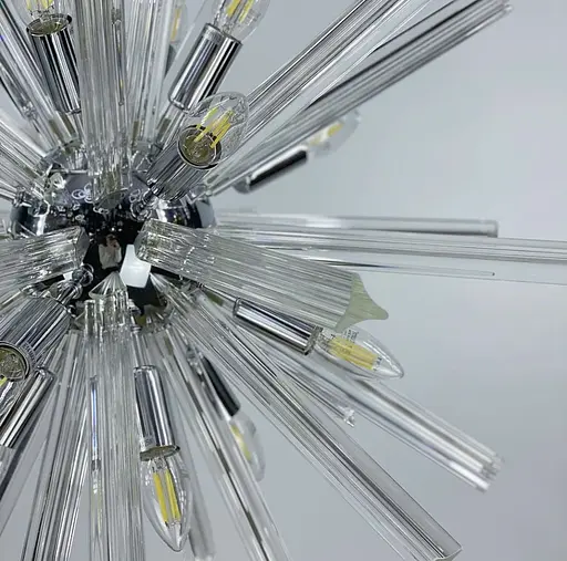 Светильник SPUTNIK TRIEDRI в стиле модерн Ст. MD 9058 CH | Line F - фото 4