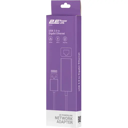 Мережевий адаптер 2E PowerLink U2085 1xGE, USB 3.0 - фото 5