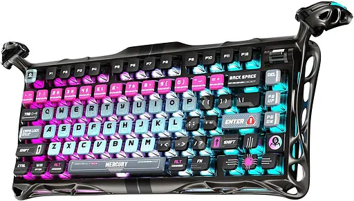 Клавіатура GravaStar Mercury V75 Pro 80keys Magnetic Jade Gaming 8K USB-A RGB Cyberpunk (GS_V75_PRO_RM_EGRY) - фото 3