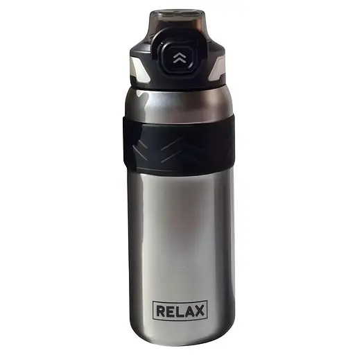 Термос Relax для кофе и чая 600 мл серый (MD-105)