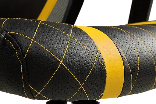 Геймерское кресло GT Racer черное с желтым (X-6674 Black/Yellow) - фото 6