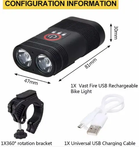 Велосипедный фонарь Y12Pro-2XPE + индикация заряда + microUSB + 5 режимов - фото 5