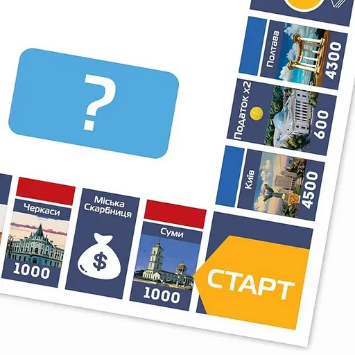Настільна гра "Монополія України" PLR-0044 українською мовою - фото 2