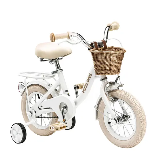 Miqilong Детский велосипед LS 12" белый - фото 1