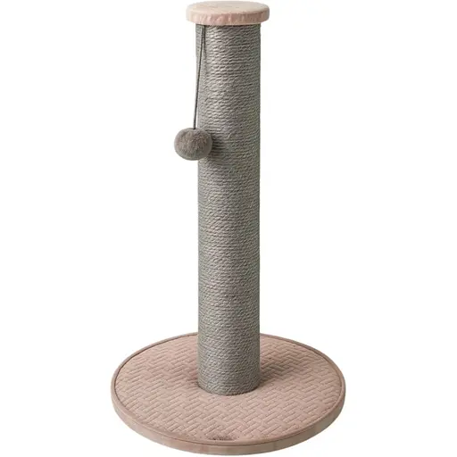 Дряпка-стовпчик Trixie Livia для котів з іграшкою сизаль/плюш античний рожевий 38х64 см [CD] - фото 1