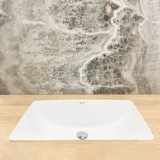 Умивальник VBI Montella white врізний VBI-018036, Білий - фото 3