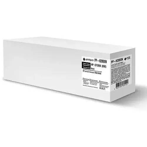 Картридж PrintPro HP 89X CF289X Black teh0024256 - фото 1