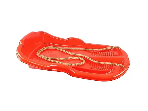 Сани-льодянка 6481 ТехноК з мотузкою 62х36х15.5 см (4823037606481) Червоний - фото 1