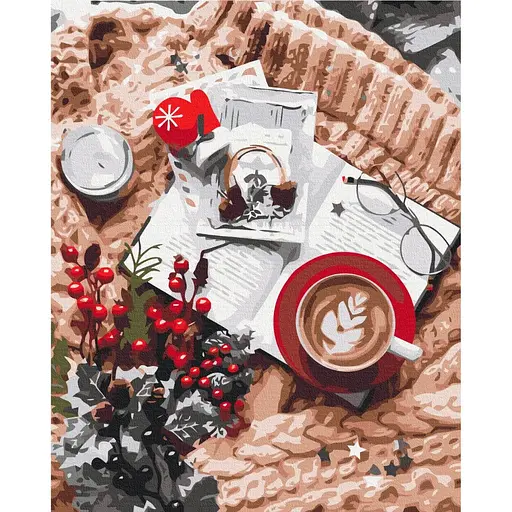 Картина по номерам Уютное Рождество Brushme 40x50 см разноцветная 000276604