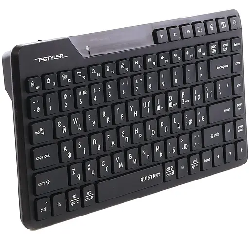 Клавіатура A4Tech Fstyler FBK26C AS Black (FBK26C AS (Black)) - фото 3