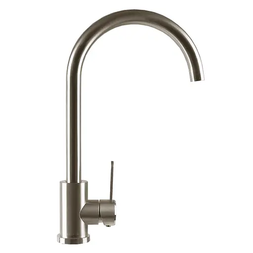 Змішувач для кухні Globus Lux Wien SUS2-203S Нержавіюча сталь - фото 1