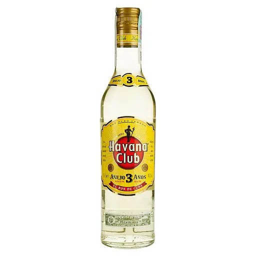 Ром Havana Club Anejo 3 года выдержки, 40%, 0,5 л