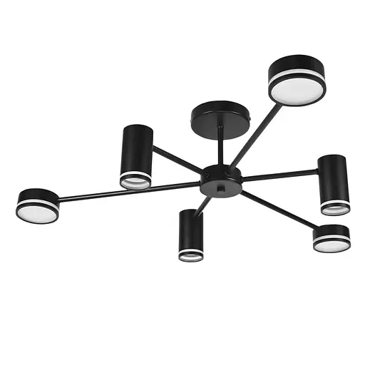 Світильник стельовий Ardero ML486-6 під лампу чорний - фото 1