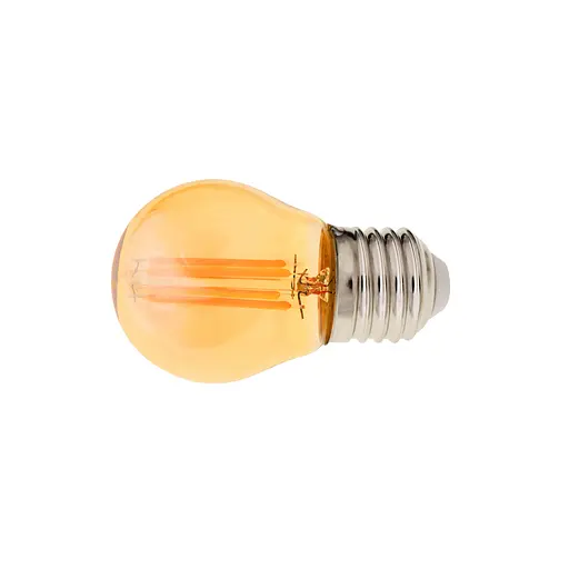 Лампа Brille светодиодная LED 6W E27 COG WW G45 Amber 220 В - фото 3