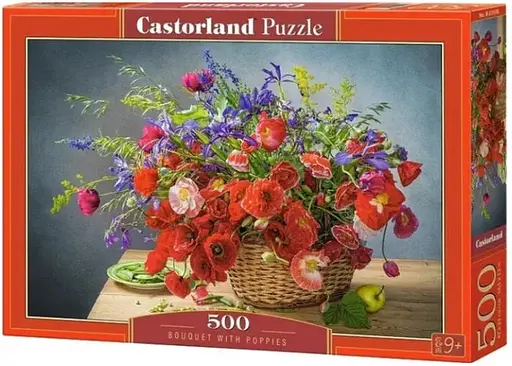 Пазл Castorland puzzle Букет з маками, 500 ел. (B-53506)