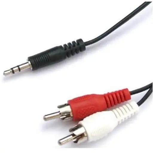 Кабель GRAND 3.5 mini-jack папа 2 x RCA папа 5 м