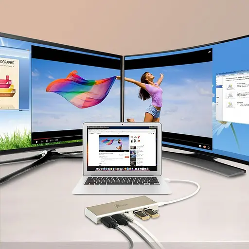 USB-хаб j5create JCD381-N, Type-C 6-в-1 (JCD381-N) - фото 4