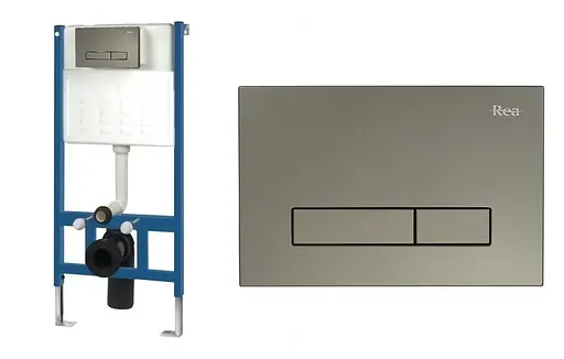 Кнопка змиву для інсталяції Rea H nikiel REA-E5695, Никель - фото 5