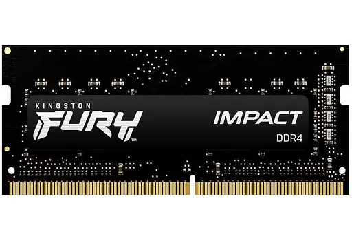 Модуль памяти Kingston Fury DDR4 32Gb Impact 3200 MHz Sodimm (KF432S20IB/32) - фото 1