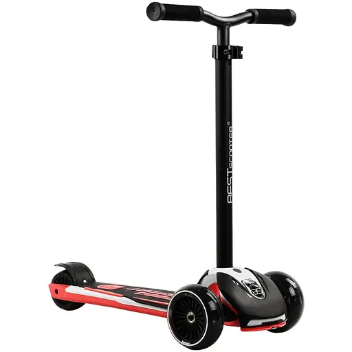 Самокат Maxi Best Scooter 64х18х36 см Чорно-рожевий 000231633