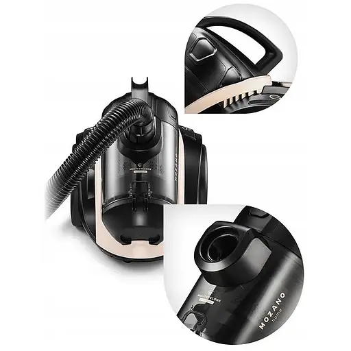 Пылесос Mozano Smart Cyclonic 4000W циклонный без мешка Beige - фото 5