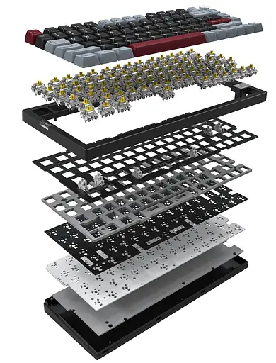 Клавиатура MONTECH MKey PRO Compact Darkness (Yellow Switch) (MKPRO75DY) - фото 9