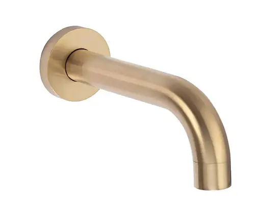 Душова система прихованого монтажу Rea Lungo + Box з виливом brushed gold REA-P6609, Золотий - фото 3