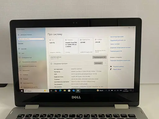 Ноутбук - трансформер Dell Inspiron 13 7378 (i5-7200U / 8GB / SSD 256GB / 1920x1080 IPS Сенсорний) Refurbished - фото 8