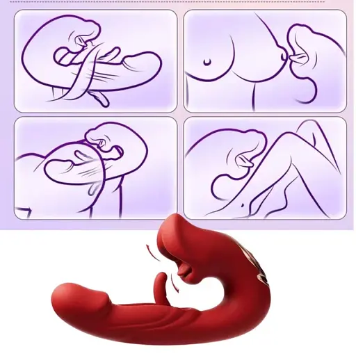 Вибратор I’MCUM Flirt Waves со стимуляцией клитора 5 режимов лизания, вибрацией и имитацией толчков (7970379617739) - фото 2