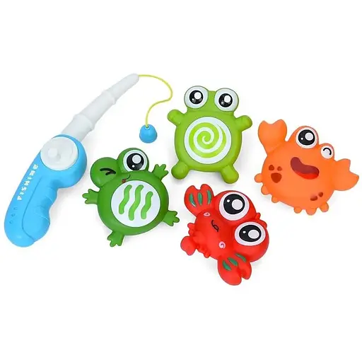 Дитячий набір для риболовлі 9037A гра з магнітом у коробці крокодил - фото 2