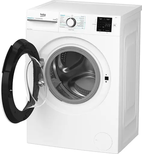 Стиральная машина Beko фронтальная 6 кг 1200 A+++ 45 см дисплей инвертор пара белый - фото 4