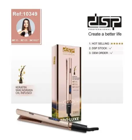 Керамічна праска для волосся DSP PRO LUXE DSP 10349 50 Вт Коричневий - фото 8