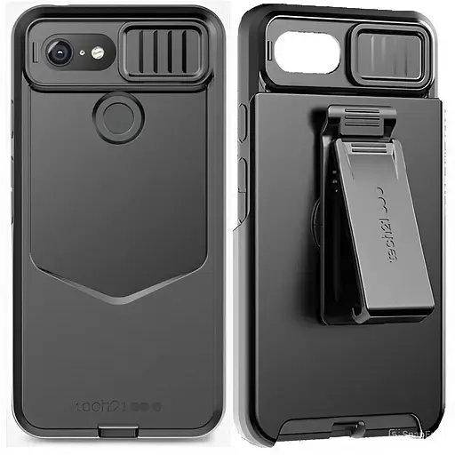 Протиударний чохол зі шторкою Tech21 Evo Max для Google Pixel 3 (5.5") Black - фото 1