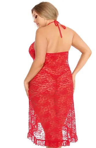 Еротичний комплект Anais Dion 3XL/4XL червоний - фото 2