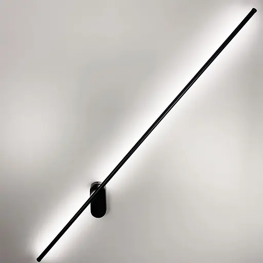 Современное линейное бра в черном корпусе 120 см Line F Арт. WB26/1200 BK - фото 2