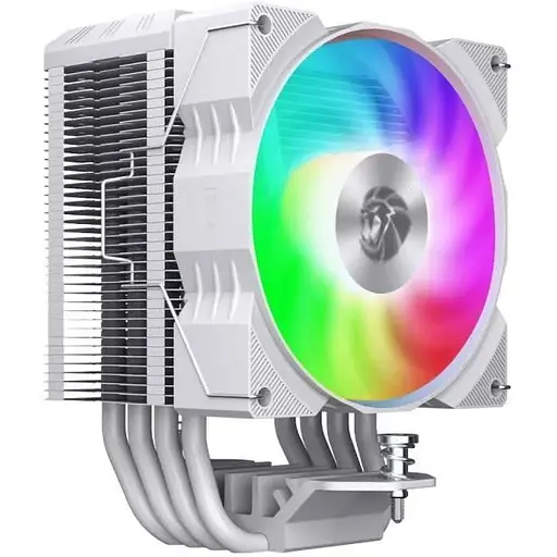 Кулер для процесора GameMax Gamma 90 Digital білий алюміній/мідь 1x92 мм ARGB для Intel 1851/1700/1200/115x AMD AM5/AM4 - фото 1