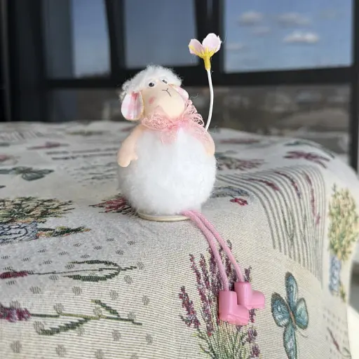 Великодній баранчик "Ніжний акцент" білий MIS LT - фото 1