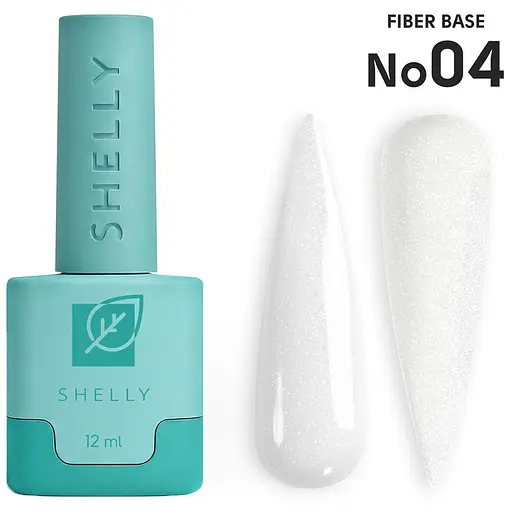 Камуфлирующая база Shelly с нейлоновыми волокнами 04 Fiber Base 12 мл - фото 1