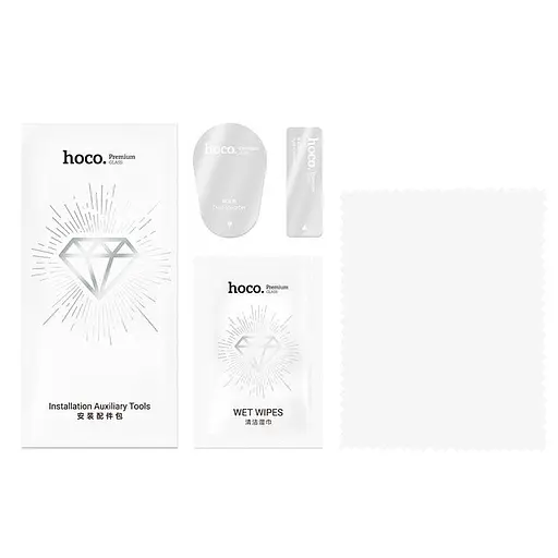 Защитные стекла HOCO для iPhone 16 Pro Max Corning оригинал экрана большой arc edge tempered glass (A35) - фото 2