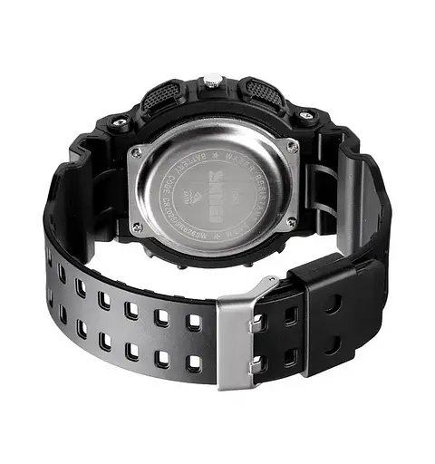 Наручний тактичний годинник Skmei 1688 (Чорний) - фото 6