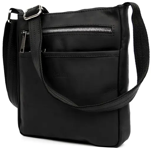 Мужская кожаная сумка через плечо TARWA 22х25.5х4 см sum0028332 - фото 4