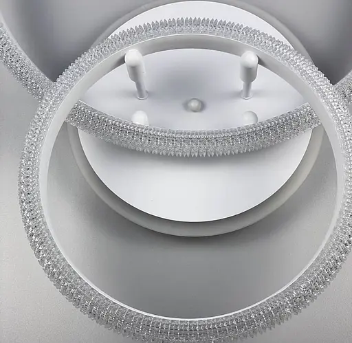 Світлодіодний світильник на 2 кільця в білому корпусі Line.F A 77012/2B+LED WH - фото 7