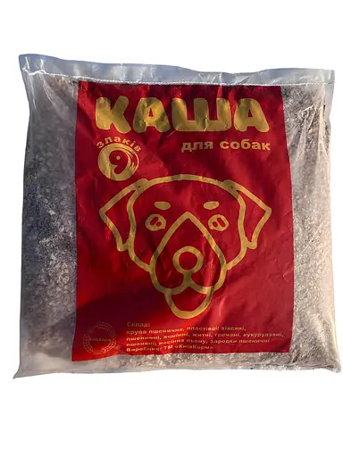 Каша швидкого приготування КиївКорм для собак 9 злаків 10кг - фото 1