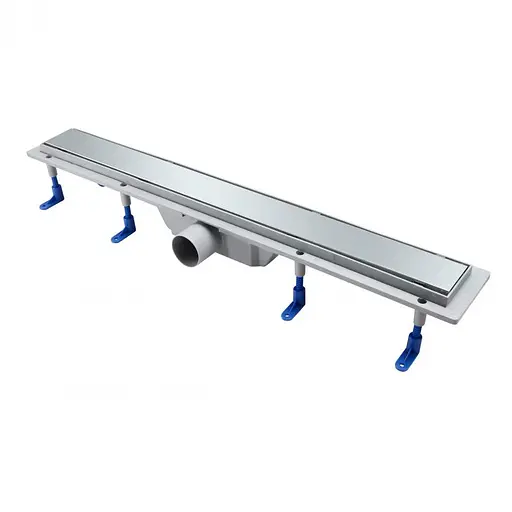 Трап Qtap Dry Tile304-700 лінійний із сухим затвором під плитку 700 мм - фото 1