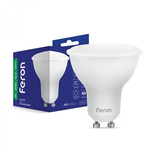 Лампа светодиодная Feron LB-240 MR16 GU10 230V 4 Вт 4000K (25681)