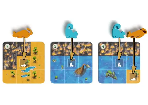 Настільна гра Geekach Games Рятуй котів (Race to the Raft) (укр.) (GKCH208rt) - фото 5