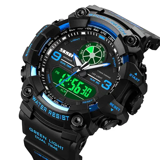 Наручний годинник чоловічий Skmei 1818 Blue, 1818BU (12268) - фото 4