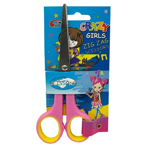 Детские ножницы канцелярские "№6 Scissors C" 50434(Pink)