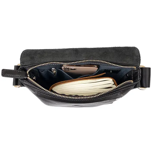 Сумка кожаная мужская GRANDE PELLE 21х23х4,5 см sum0012522 - фото 6