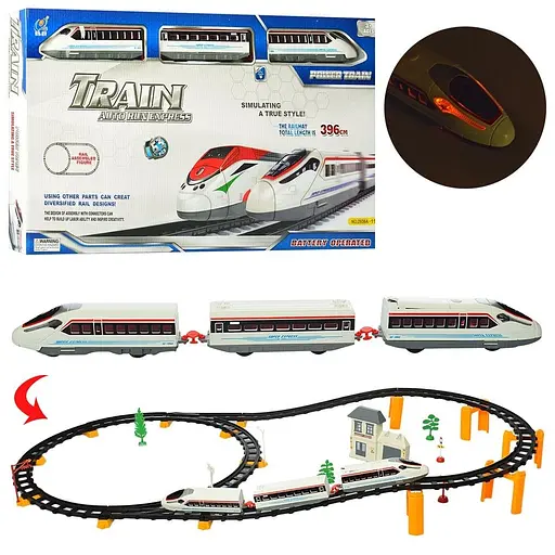 Детская железная дорога Train Auto Run Express со светом (2936A-11)